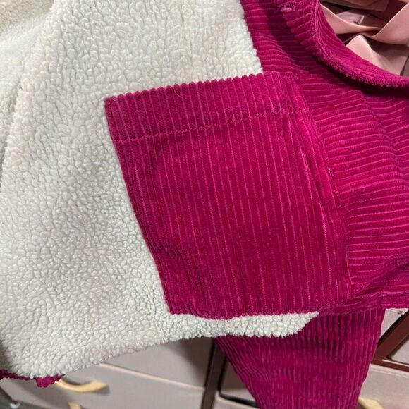 Vintage TOMMY HILFIGER Pink Corduroy Jacket - Picture 3 of 9
